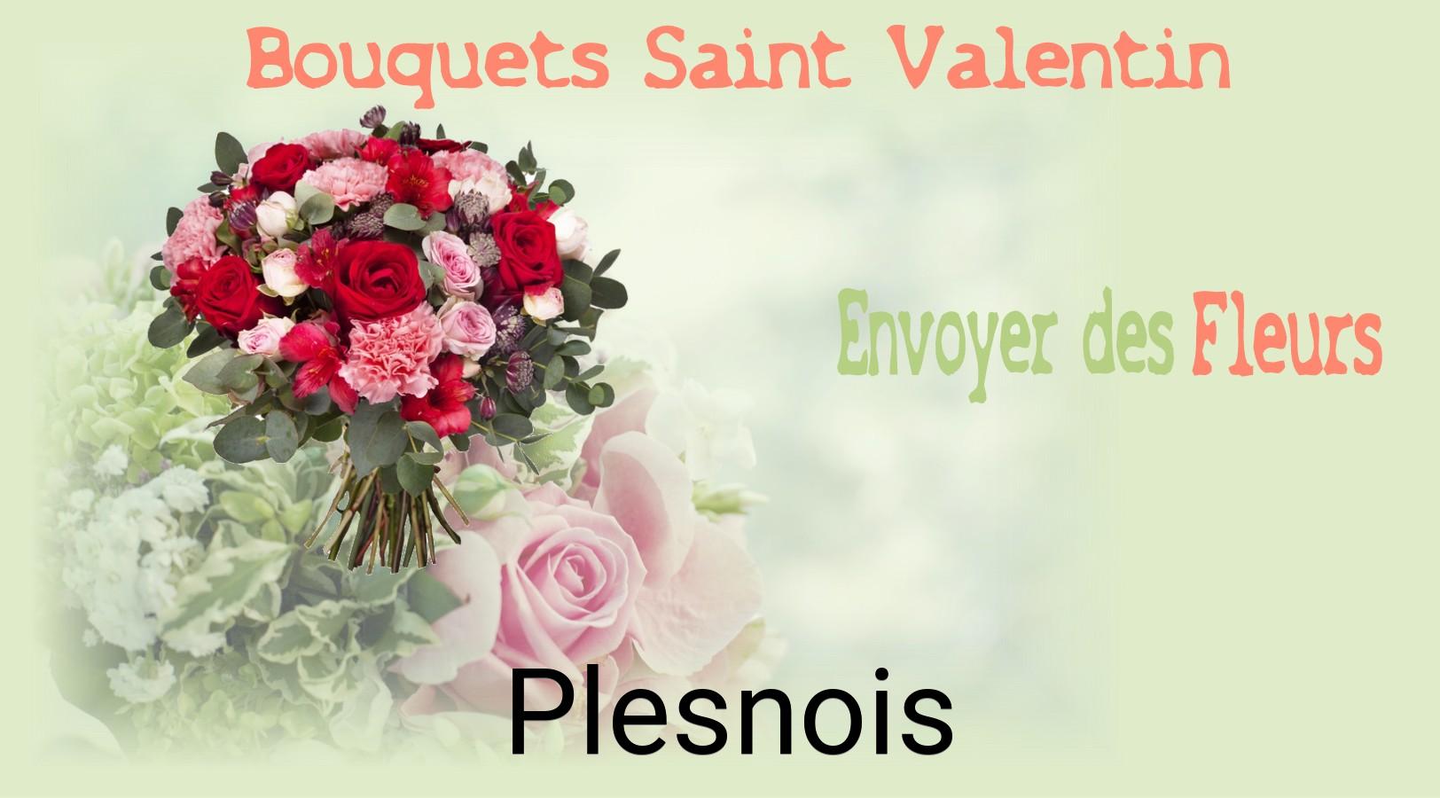 Roses de Saint-Valentin livrées à Plesnois